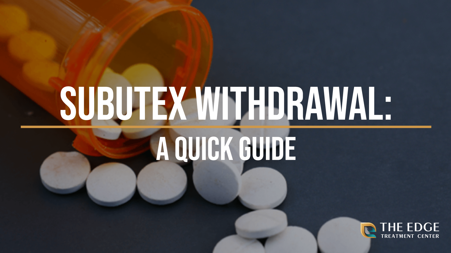 Subutex Withdrawal: The Facts