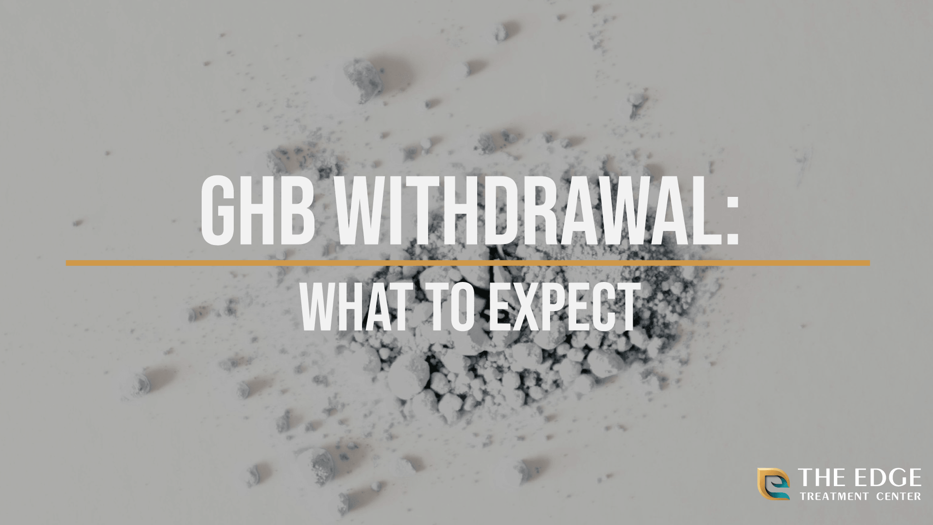 What is GHB Withdrawal Like?